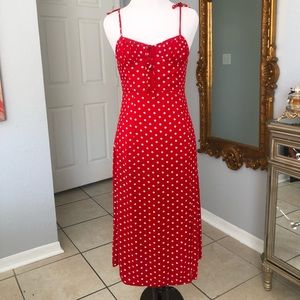 Red Polka dot dress